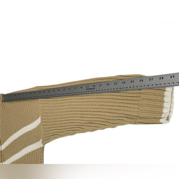 Sanctuary Quarter Zip Sweater Large in Classic Tan - Picture 11 of 15